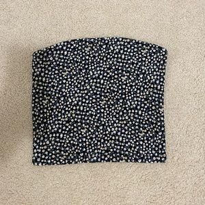 floral tube top